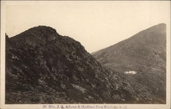 Mounts J.Q. Adams & Madison from Starlake Trail Springfield, NH Postcard Postcard