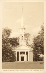 Chapel of Martha Mary - Greenfield Village Postcard