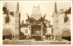Chinese Theatre Hollywood, CA Postcard Postcard