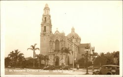 St. Vincents Catholic Church Los Angeles, CA Postcard Postcard