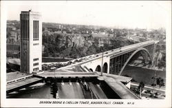 Rainbow Bridge & Carillon Tower Postcard