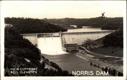 Norris Dam Rocky Top, TN Postcard Postcard