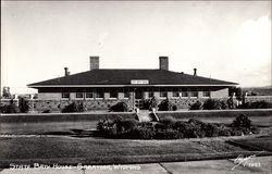 State Bath House Postcard