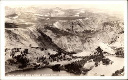 Twin Lakes Red Lodge Cooke City Highway Postcard