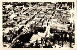 Aerial View of City Postcard