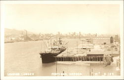 Loading Lumber Postcard