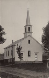 M. E. Church Brownsville, VT Postcard 