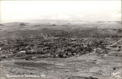 Panorama of Thermopolis, Wyoming Postcard