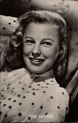 June Allyson Postcard