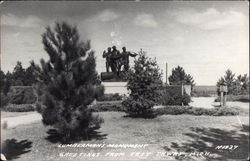 Lumberman's Monument Oscoda, MI Postcard Postcard