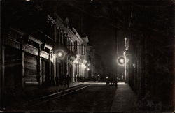 Street at Night Arequipa, Peru Postcard Postcard
