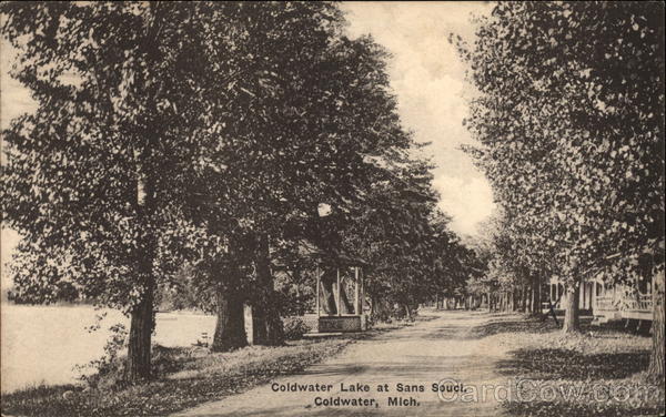 Coldwater Lake at Sans Souci Michigan