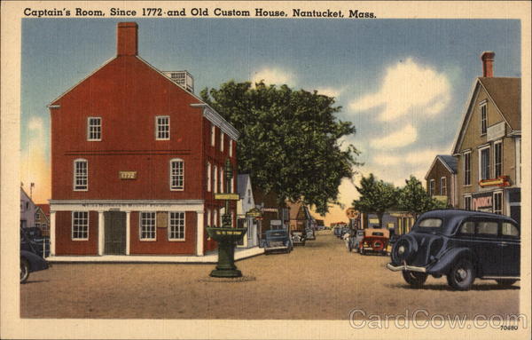 Captain's House, since 1772 and Old Custom House Nantucket Massachusetts