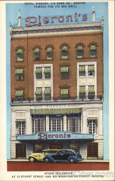 Hotel Pieroni, Famous for its Sea Grill Boston Massachusetts