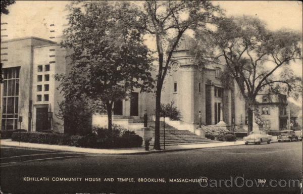 Kehillath Community House and Temple Brookline Massachusetts