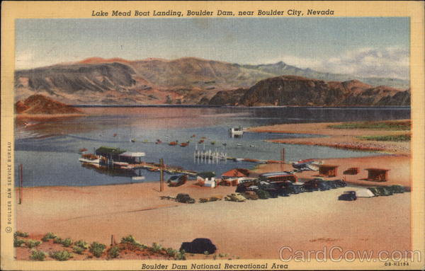 Lake Mead Boat Landing, Boulder Dam Boulder City Nevada