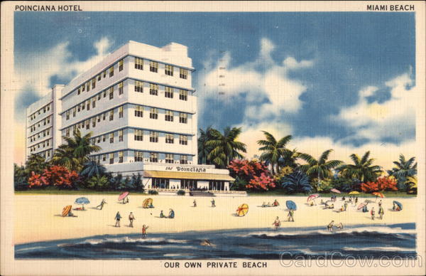 Poinciana Hotel Miami Beach Florida