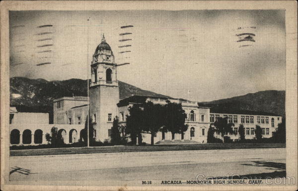Monrovia High School Arcadia California