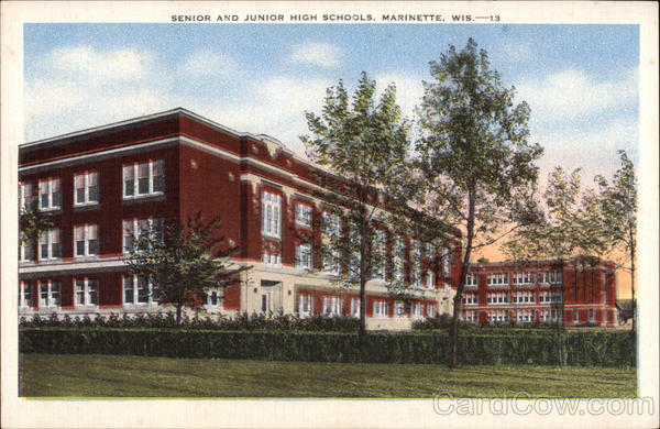 Senior and Junior High Schools Marinette Wisconsin
