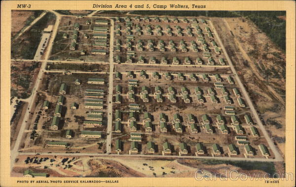 Division Area 4 and 5, Camp Wolters Fort Wolters Texas