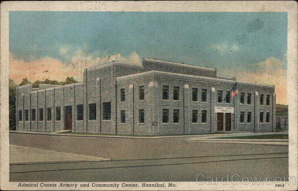 Admiral Coontz Amory and Community Center Hannibal Missouri
