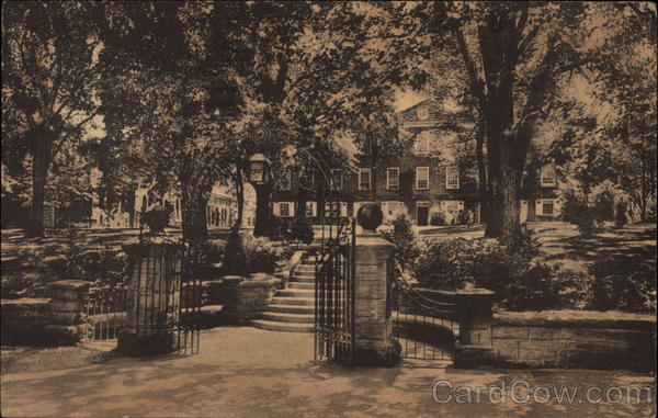 Class of 1902 Gate and Old Queens, Rutgers University New Brunswick New Jersey