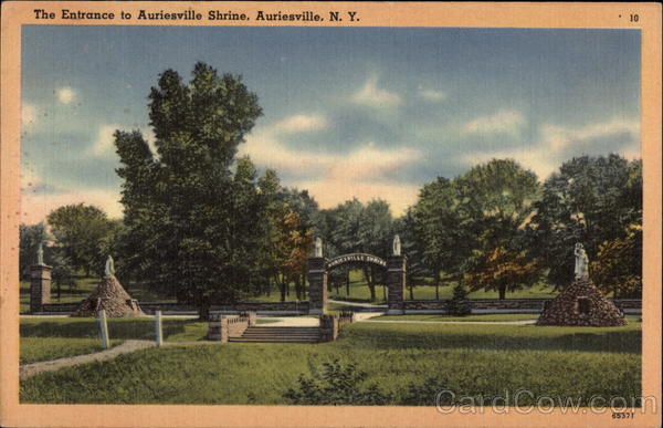 The Entrance to Auriesville Shrine New York