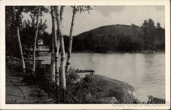 Along the Shore of Lake Sunapee, Casino and Sunset Hill, Blodgett Landing Newbury New Hampshire
