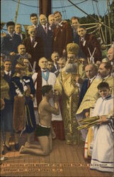 Blessings After Receipt of the Cross from the Archbishop Tarpon Springs, FL Postcard Postcard