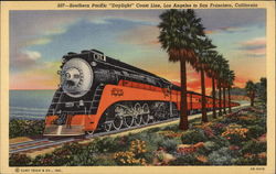 Southern Pacific "Daylight" Coast Line Postcard