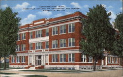 Administration Bldg., Kirksville College of Osteopathy and Surgery Missouri Postcard Postcard