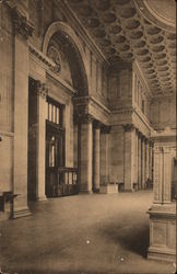 Main Entrance, The National City Bank of New York Postcard Postcard