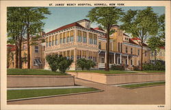 St. James' Mercy Hospital Hornell, NY Postcard Postcard