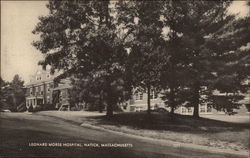 Leonard Morse Hospital Natick, MA Postcard Postcard