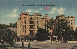 The Evans Hotel Postcard