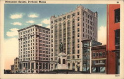 Monument Square Postcard