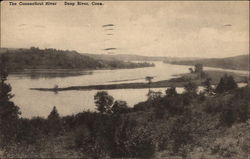 The Connecticut River Deep River, CT Postcard Postcard