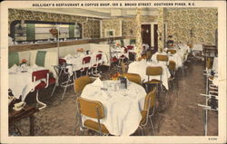 Holliday's Restaurant & Coffee Shop Southern Pines, NC Postcard Postcard