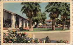 Entrance, The Desert Inn Palm Springs, CA Postcard Postcard