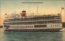 Streamer Ste. Claire Postcard