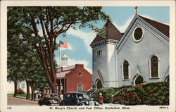 St. Mary's Church and Post Office Postcard