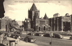 Trinity Church, Copley Square Boston, MA Postcard Postcard