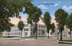 P. J. Jacobs High School Stevens Point, WI Postcard Postcard