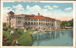 Casino, Belle Island Postcard