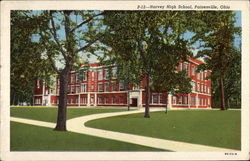 Harvey High School Painesville, OH Postcard Postcard