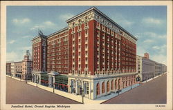 Pantlind Hotel Grand Rapids, MI Postcard Postcard