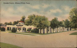 Grande Courts Mineral Wells, TX Postcard Postcard