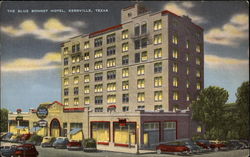 The Blue Bonnet Hotel Postcard