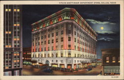 Titche-Goettinger Department Store Dallas, TX Postcard Postcard