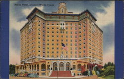 Baker Hotel Mineral Wells, TX Postcard Postcard